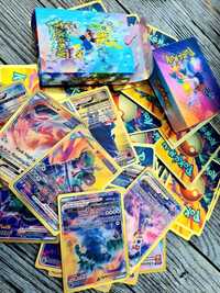 Duży zestaw 55 karty 3d Pokemon do kolekcjonowania  dla dzieci