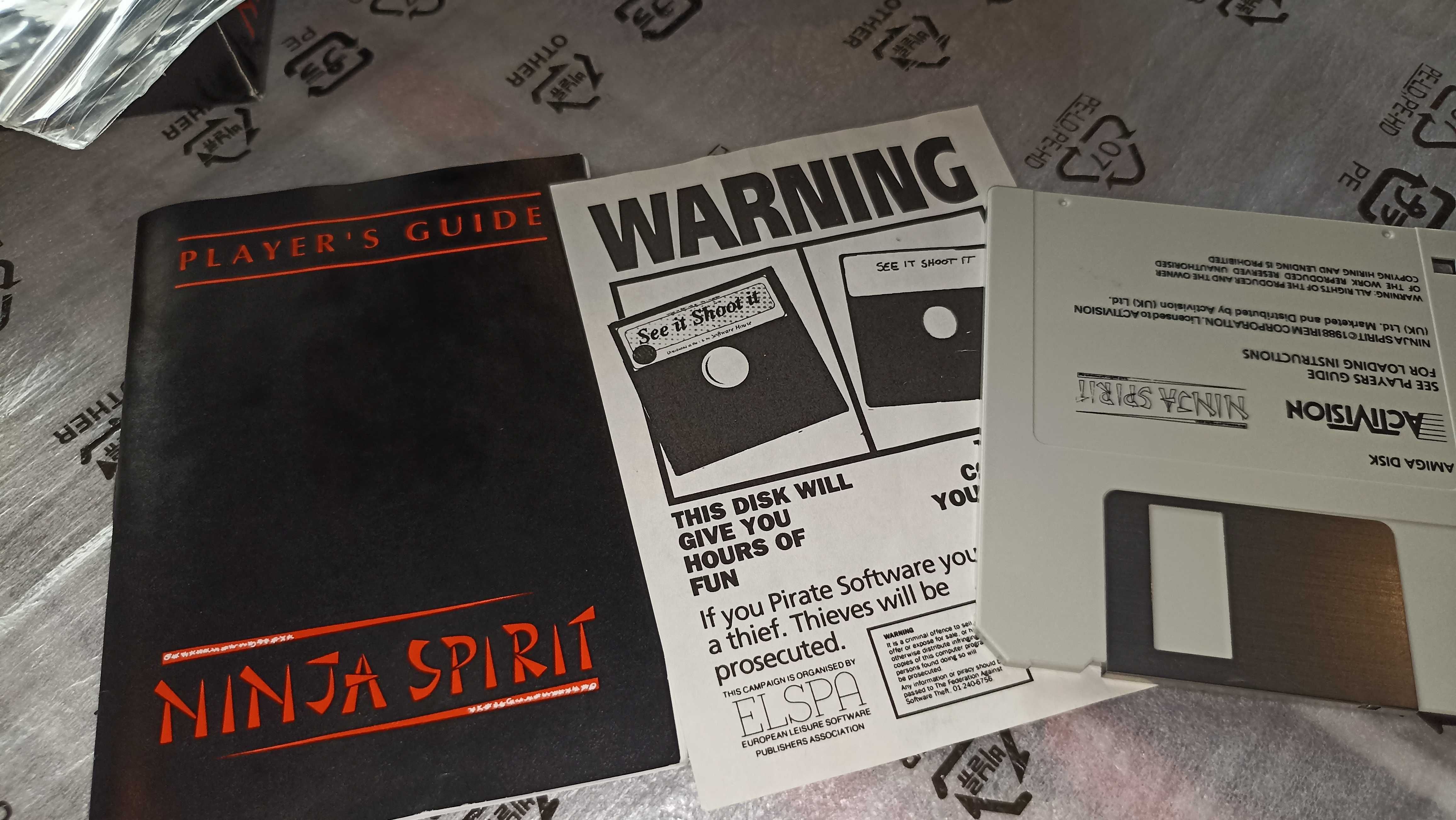 Ninja Spirit Amiga 1988 gra od kolekcjonera SKLEP