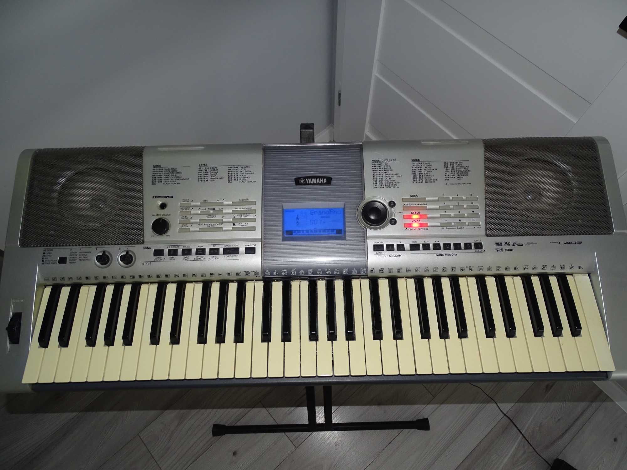 Keyboard Yamaha PSR-E403// Organy Syntezator Klawisze Klawiatura