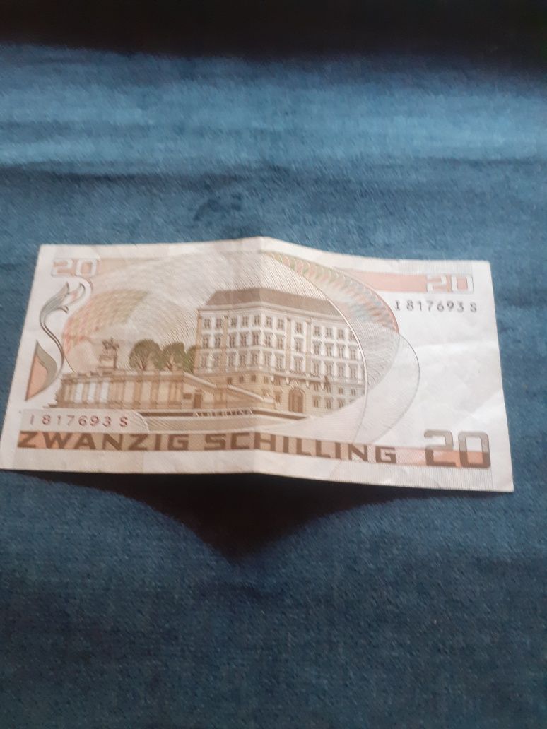 Banknot 20 Schilling Austriackich z 1986 r.