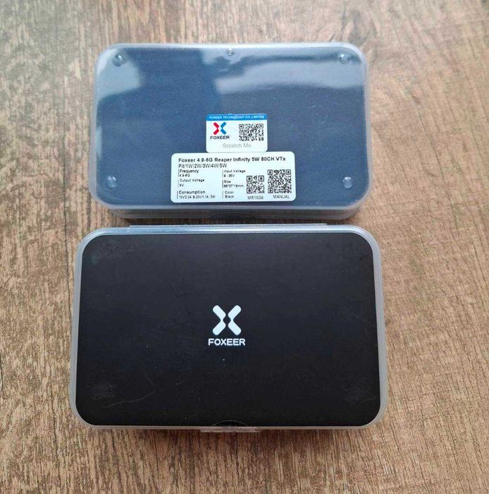 Наявні! Нові запаковані Foxeer 4.9G-6G Reaper Infinity V2 5W 80CH VTx
