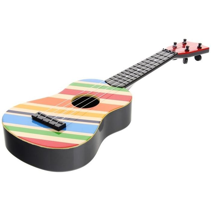 Ukulele Gitara Instrument dla Dzieci - w paski