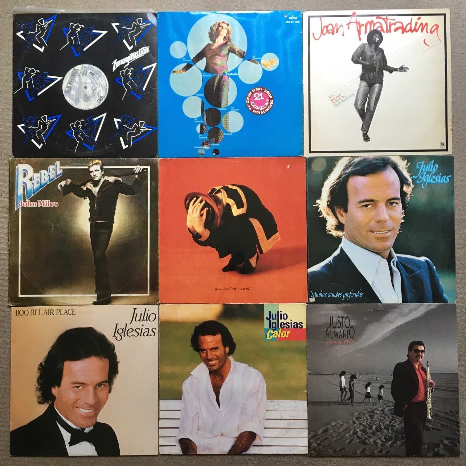 Discos vinil LP - 3€ cada - pop rock jazz portuguesa brasileira