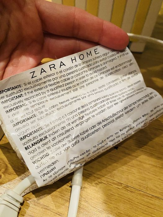 Candeeiro Zara Home