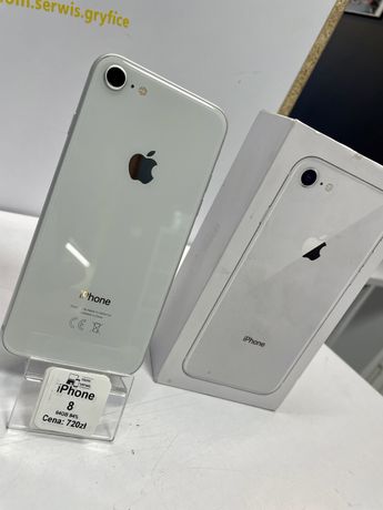 Apple iPhone 8 64GB Biały Bateria 84% Pudełko Ładowarka