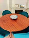 Mesa de jantar estilo vintage extensível