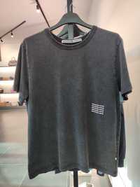 Футболка Alexander Wang Acid Wash Tee In High Twist Jersey