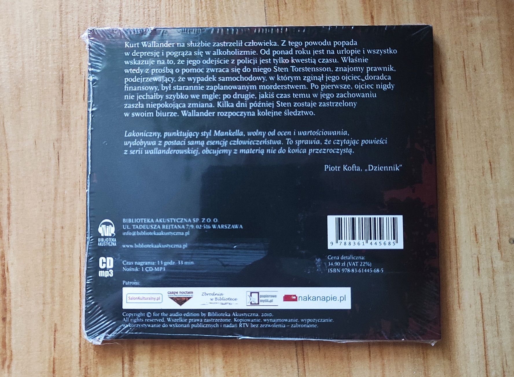 Audiobook Henning Mankell - Mężczyzna który się uśmiechał , CD, MP3