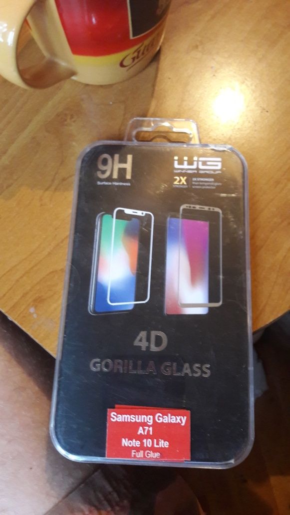 Szkło chartowane do Samsunga A 71 Nowe