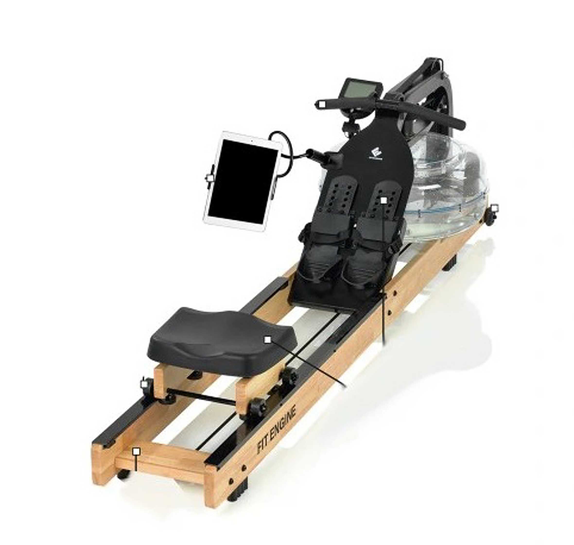 Wioślarz wodny  FitEngine M-05 Drewniany