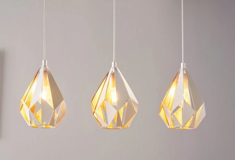 Candeeiro de tecto suspenso vintage Eglo
