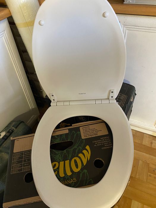 Deska sedesowa  drewniana Allibert nowa