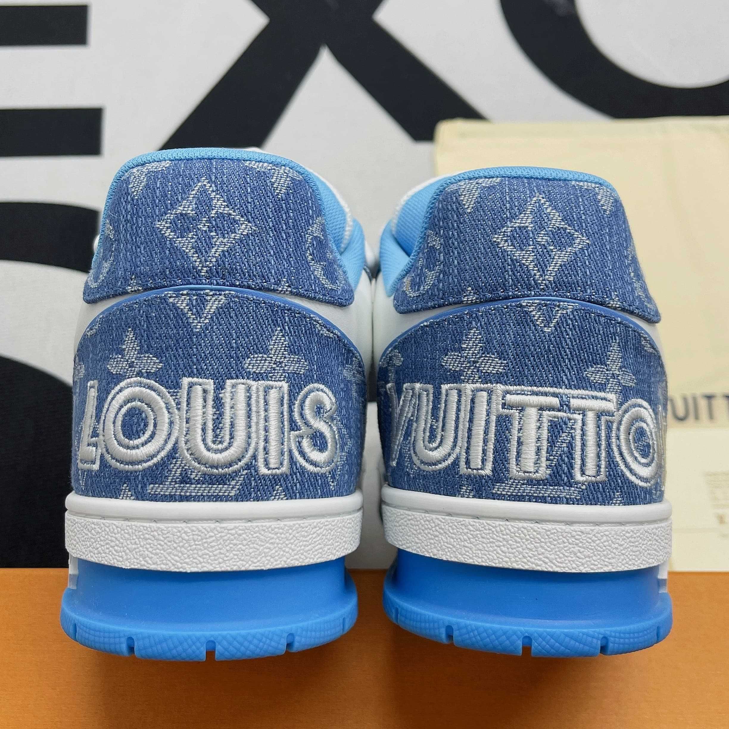 Buty Louis Vuitton LV Trainer Sneaker White Blue (38-46)