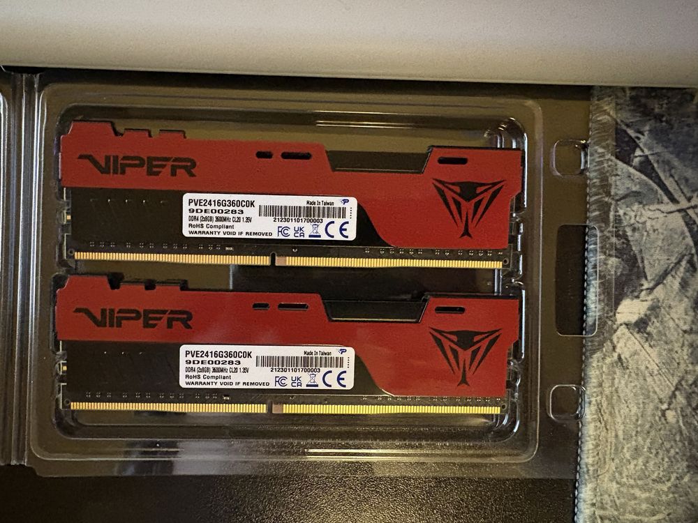 Оперативна память ddr4 Patriot Viper 16 gb 3600 MHz