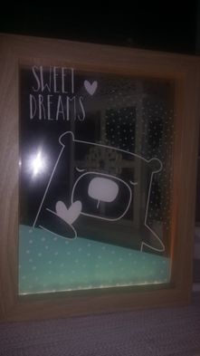 Obrazek Led z misiem, sweet drems, Home You nowy