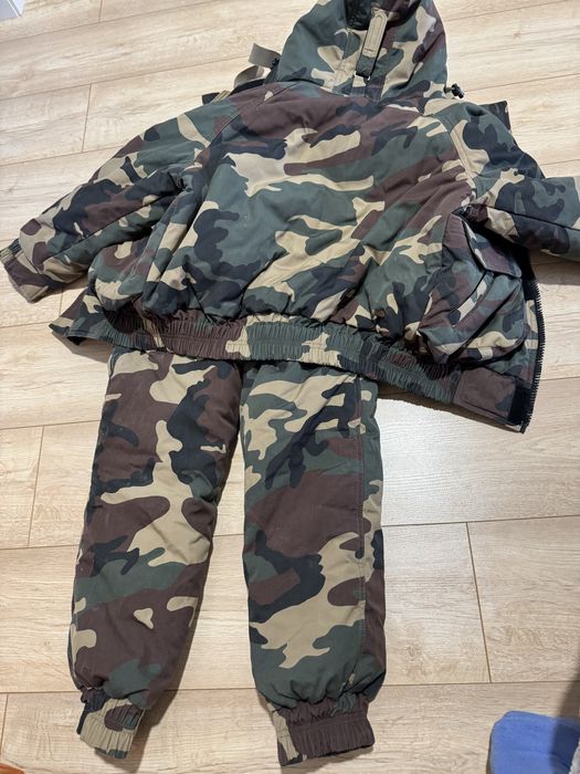 Зимовий комбінезон хакі мілітарі 140-150 см підліток