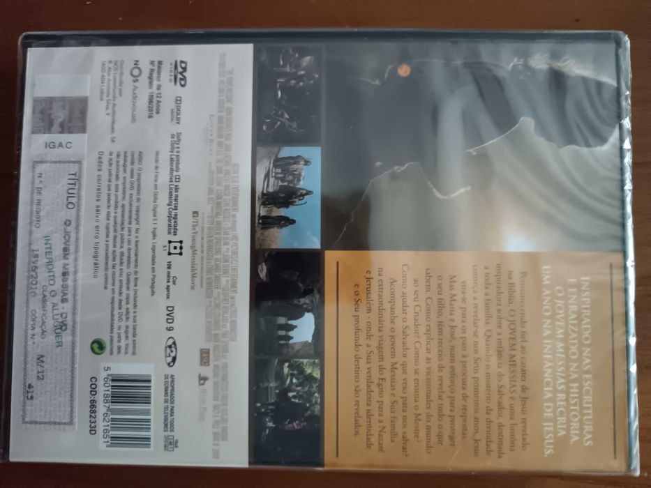 filme dvd original - o jovem messias - selado