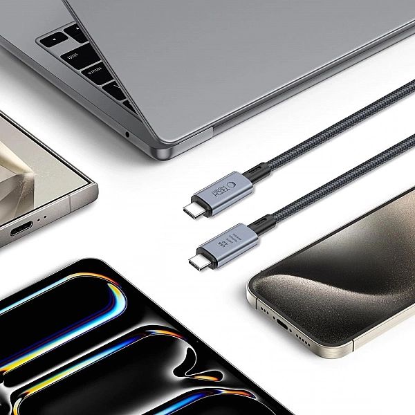 Kabel Tech-Protect UltraBoost Max USB-C 4.0 / USB-C 4.0 PD 240W 8K 40G