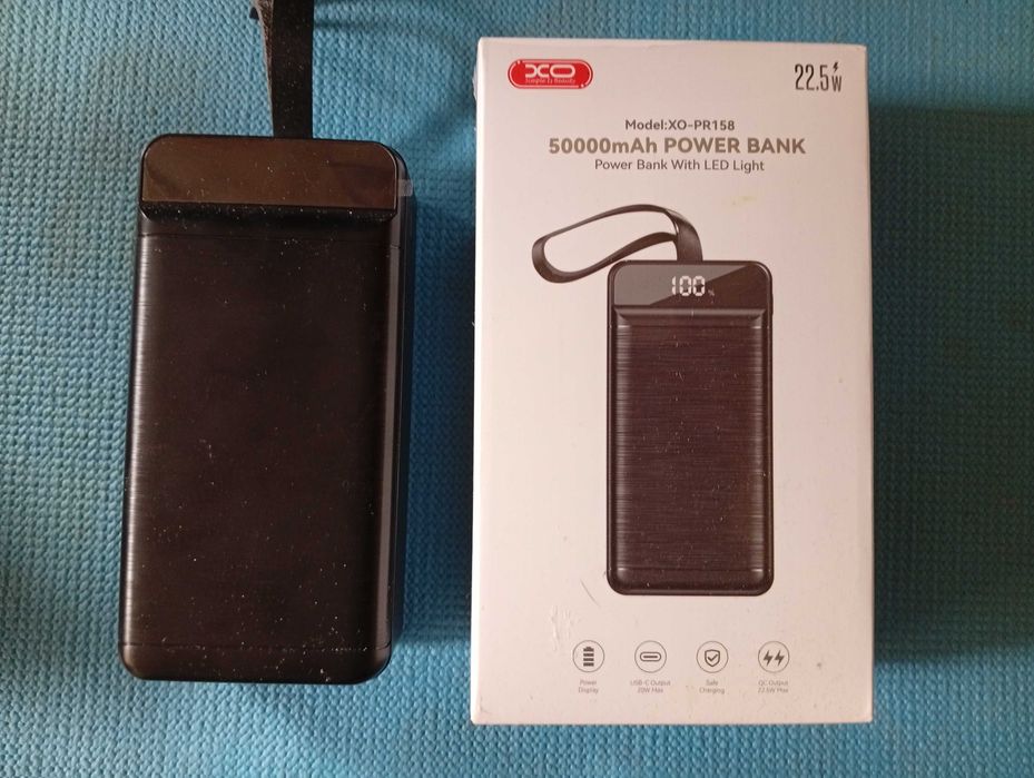 Паэрбанк  50000 mAh 20W PD+QC Black