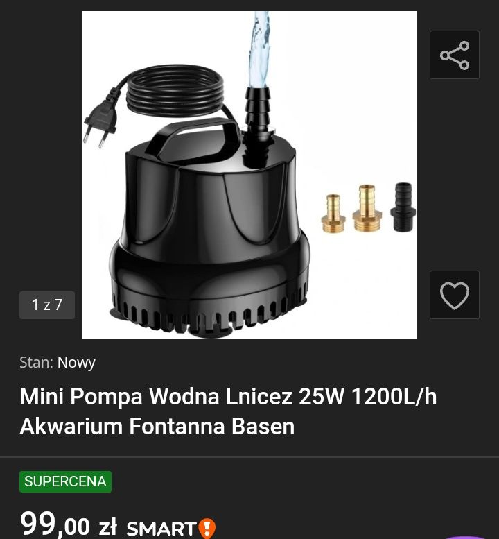 Mini pompa wodna