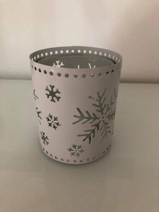 Suporte para velas branco