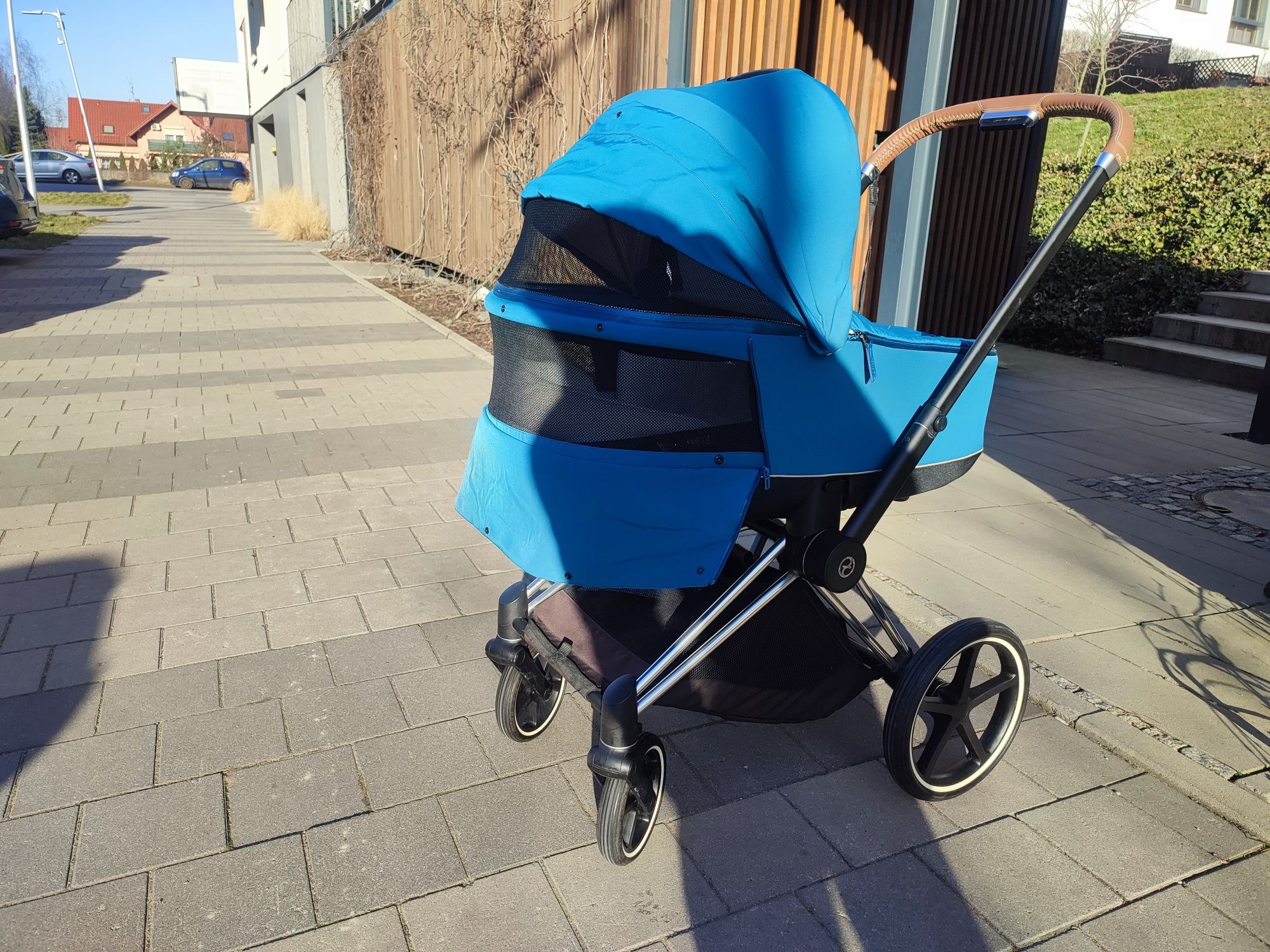 Cybex Priam 2.0 Mountain Blue + dodatki