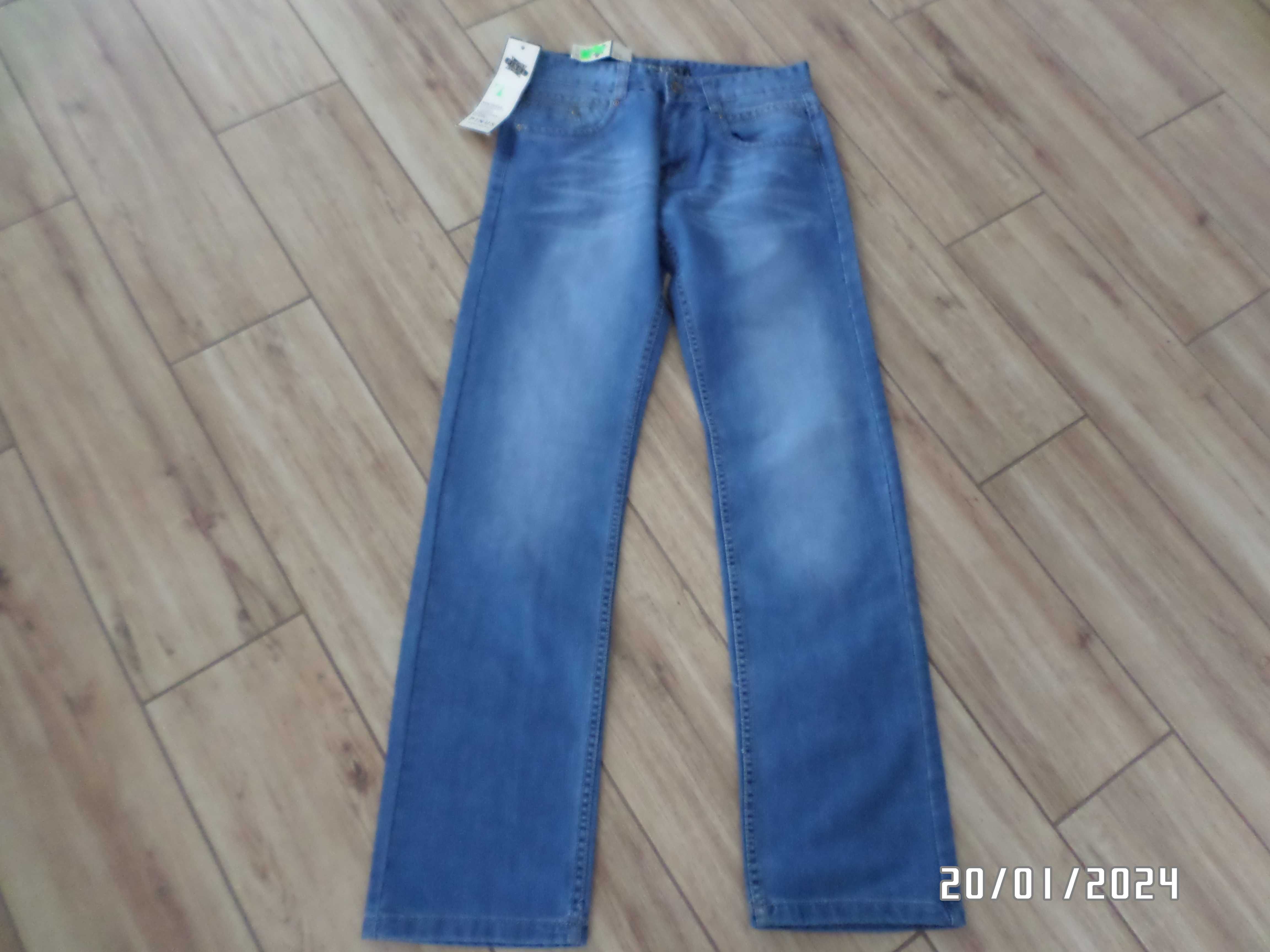 firmowe spodnie męskie-jeans-30/32-L