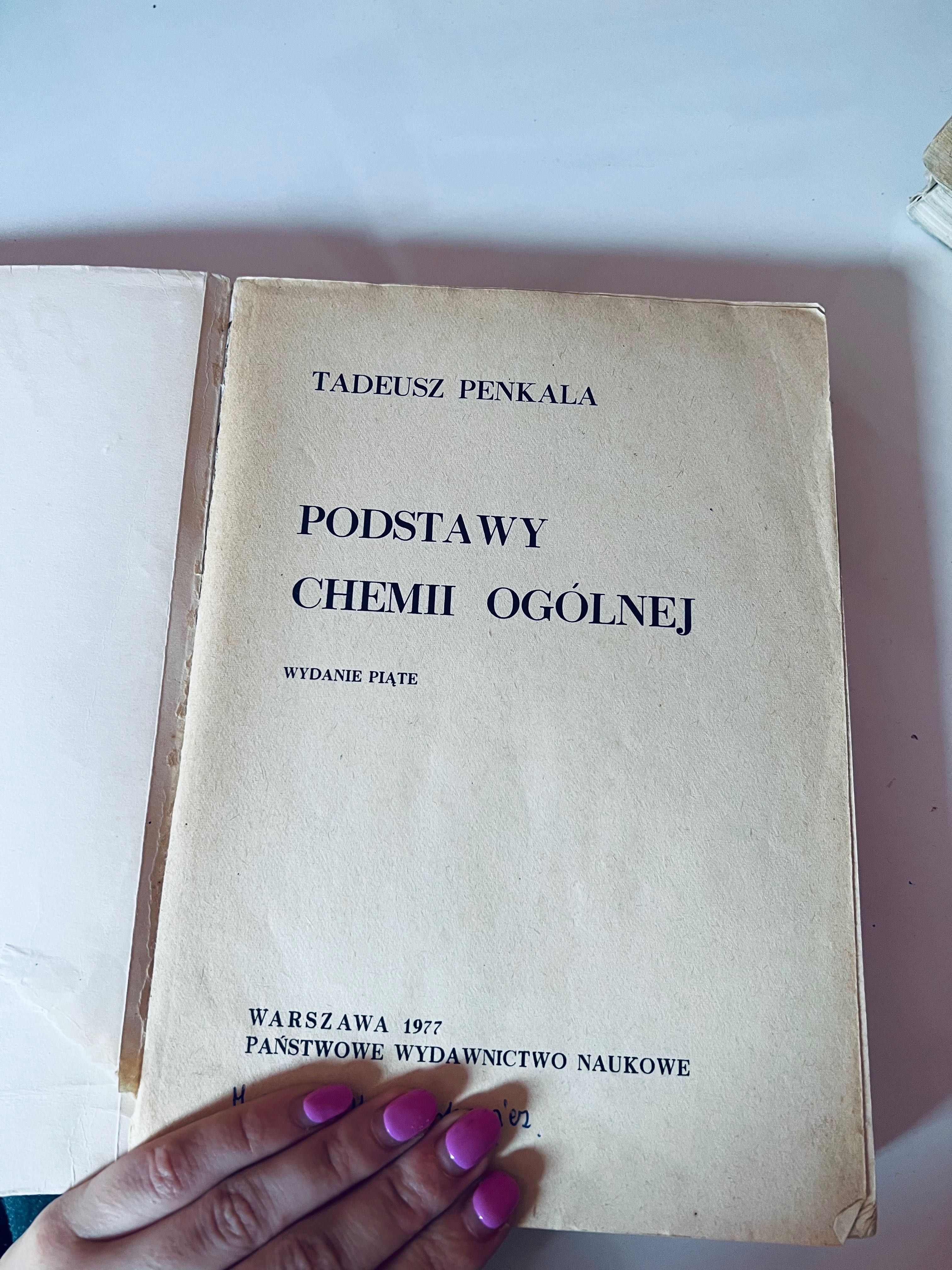 Podstawy chemii ogólnej Tadeusz Penkala