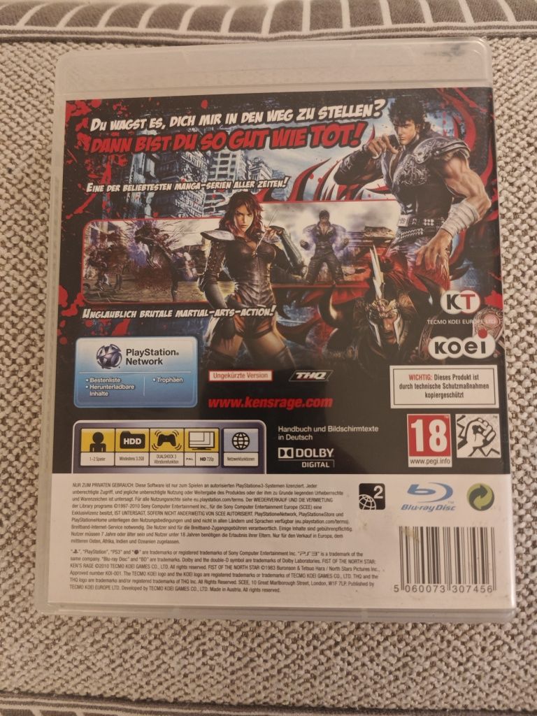Fist of the North Star Ken's Rage PS3 Gra