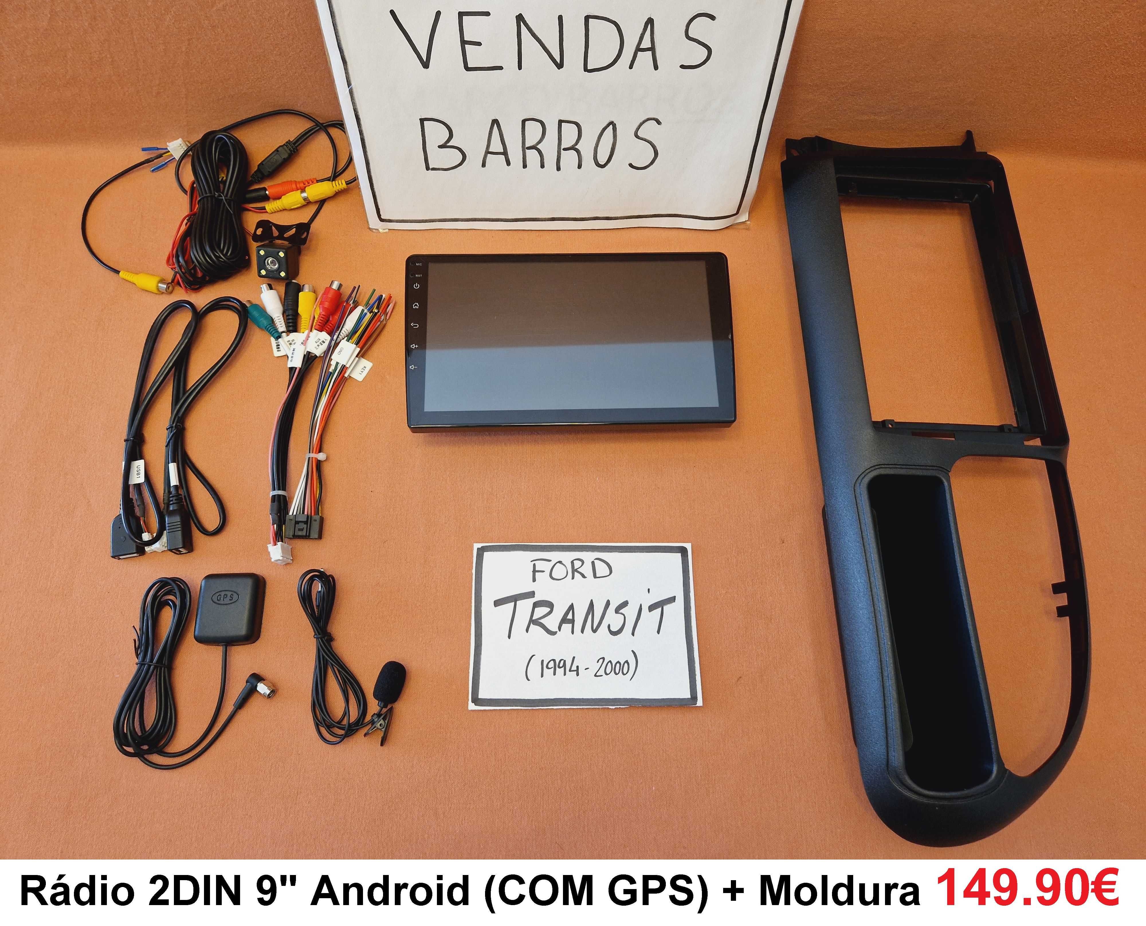Rádio 2DIN • FORD Transit / Connect (1994 a 2013) • Android [4+32GB]