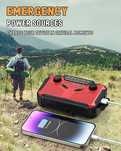radio przenosne outdoor model  latarka power bank na korbkę solar