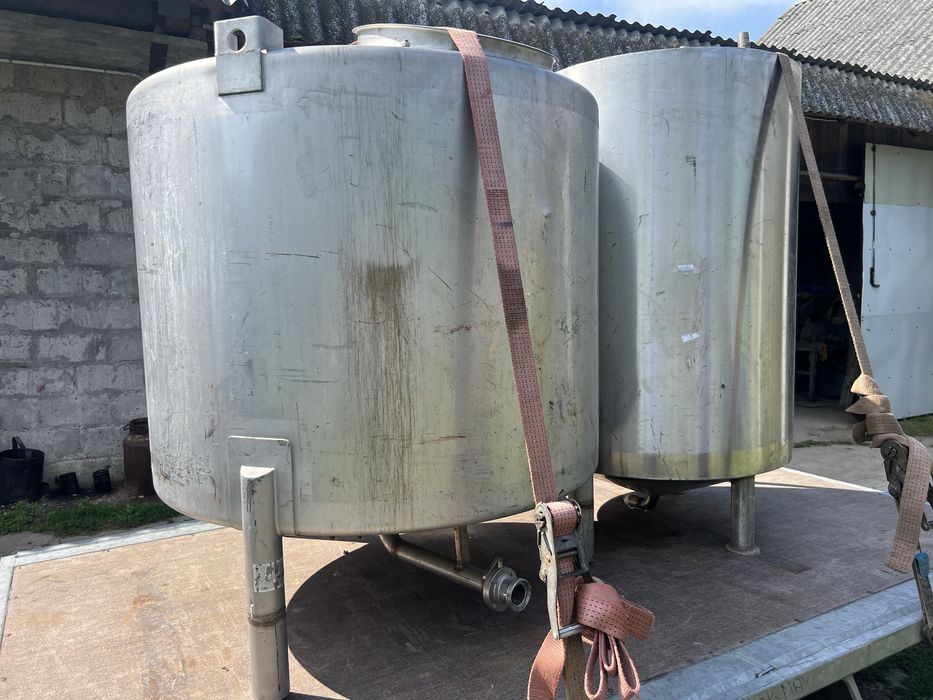 Sprzedam zbiorniki ze stali nierdzewnej 2 szt