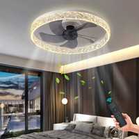 Wentylator sufitowy LED +tryb zimowy lampa z wiatrakiem +APP +PILOT