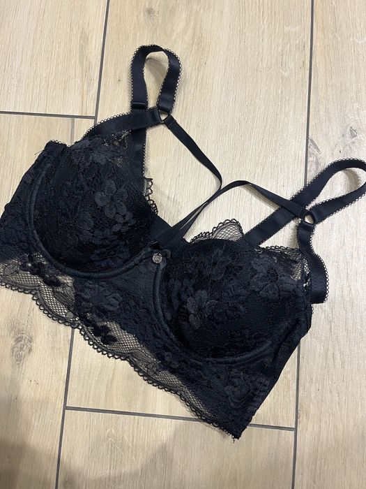 Ліфчик,бюстгалтер, корсет з портупеєю ,boux avenue мереживний 70-75 d