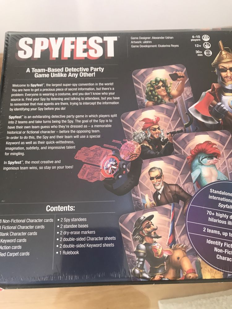 Jogo de tabuleiro Spyfest