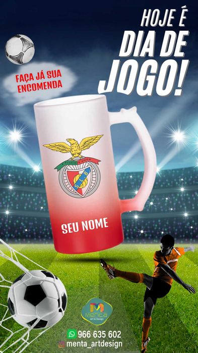 Canecas personalizadas clubes