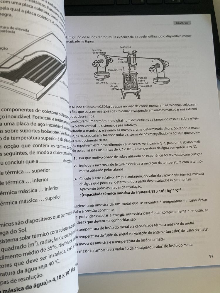 Livro preparação exame FQ A - 10 e 11 ano