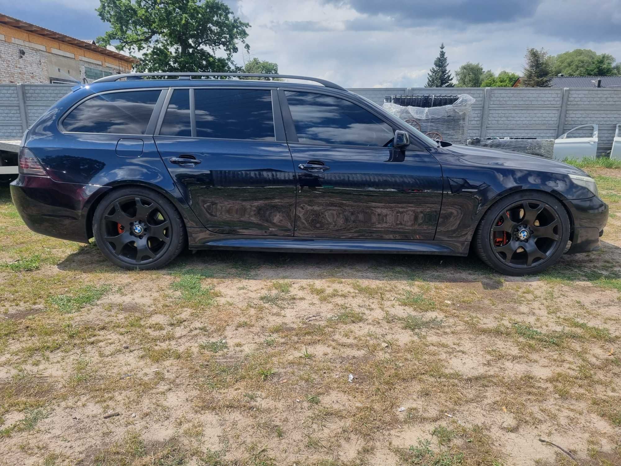 Bmw e61 m-pakiet 535d 272km automat carbonschwarz ķwszystkie czesci