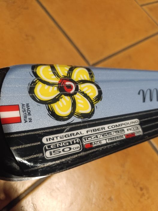 Narty Blizzard 150 cm, dodam kijki Leki