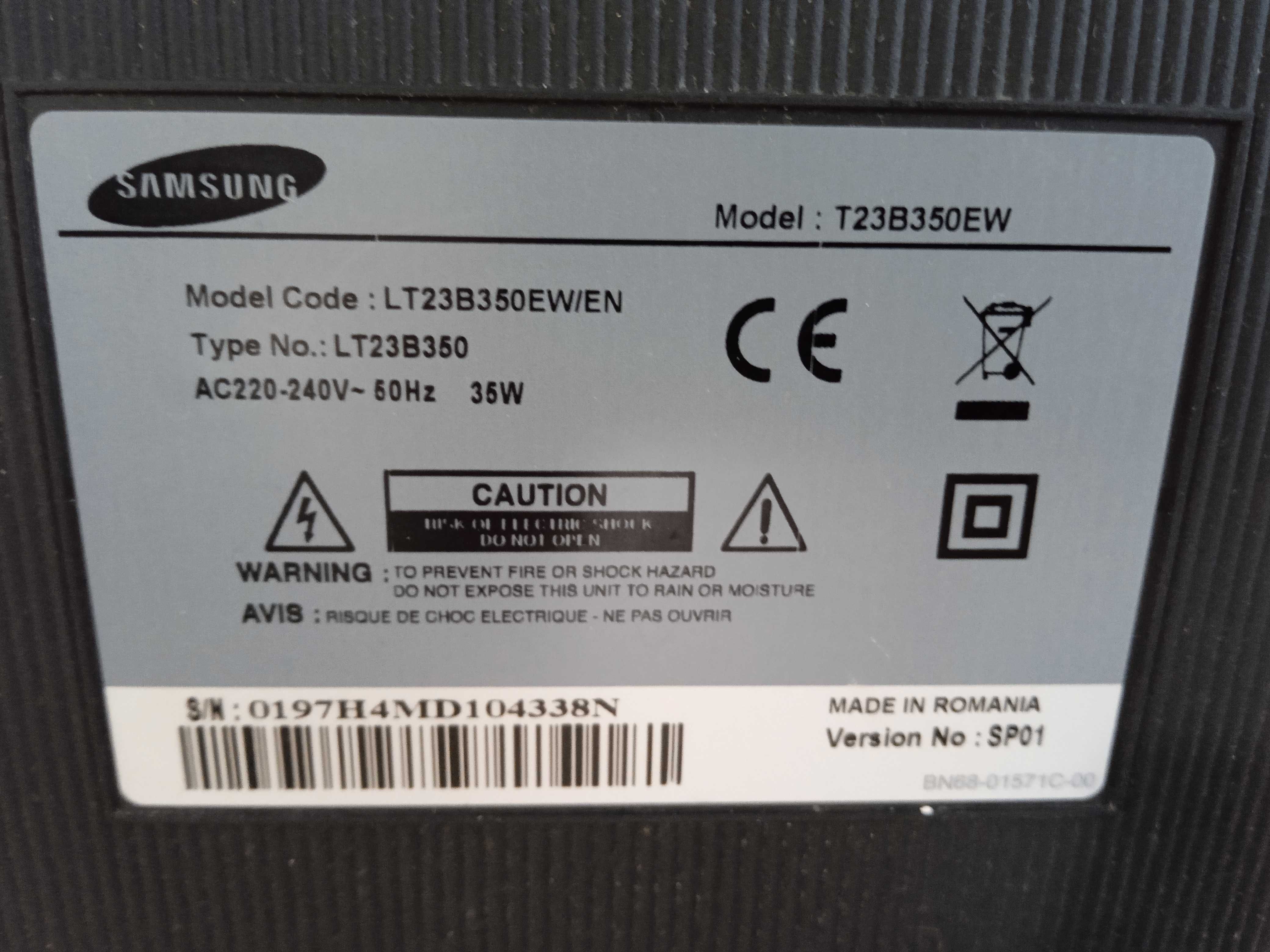 Monitor Samsung Model  T2 3B350EW