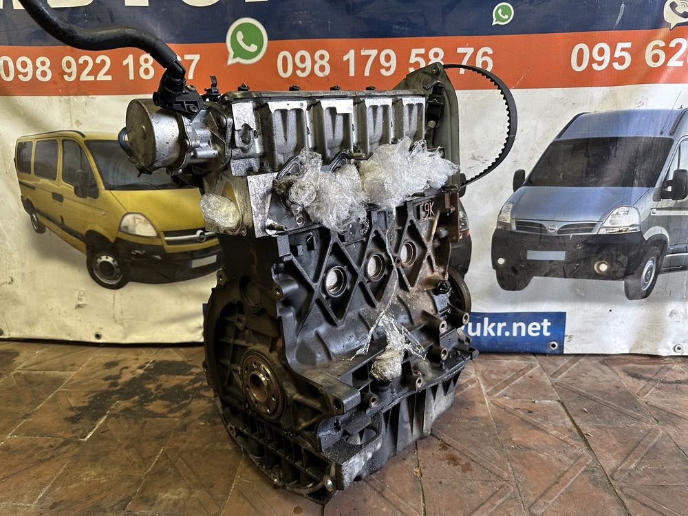Мотор двигун двигатель Renault Trafic Opel Vivaro 2/1.9/2000-2006 F9K