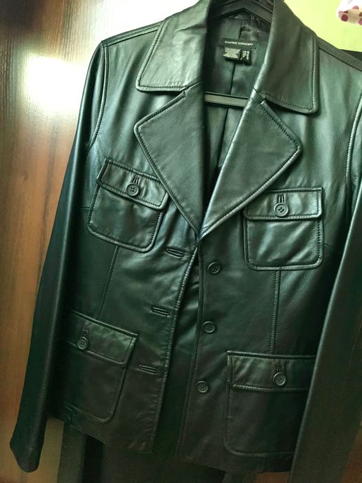 Кожаный пиджак..