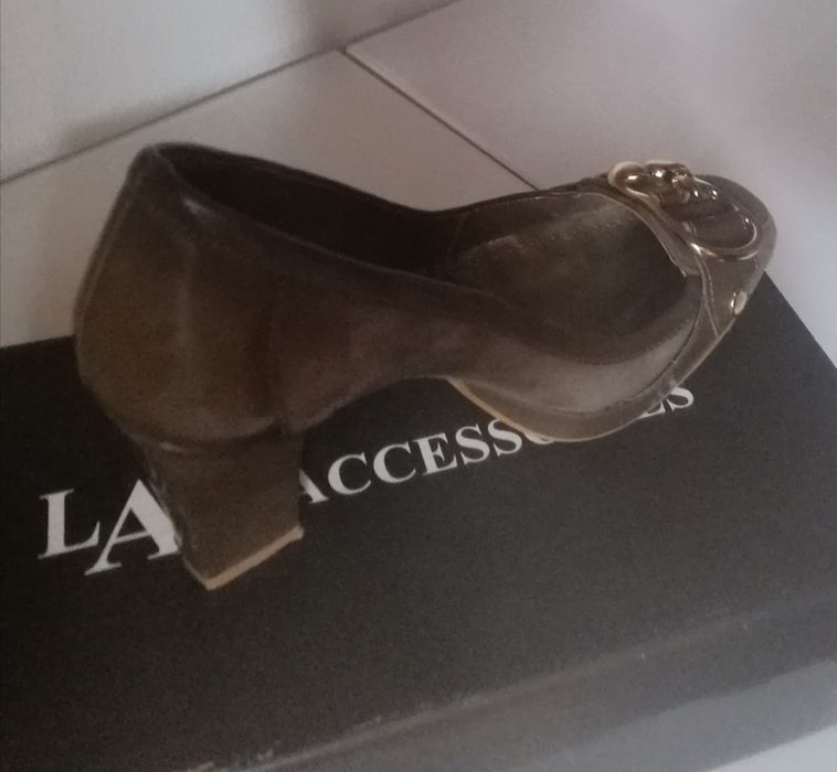 Sapatos compensados caqui Lanidor 36