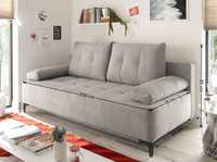 Kanapa,sofa tapicerowana z funkcja spania, pojemnik, sprężyny