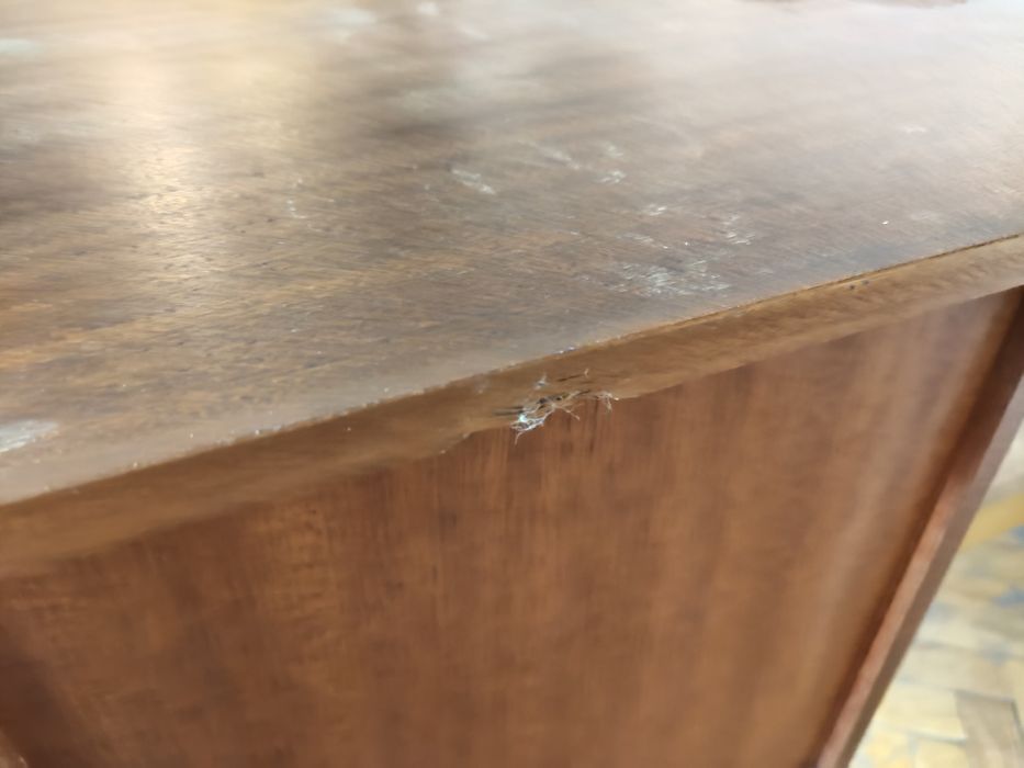 Biurko z lat 70, vintage PRL, prod. Jarocin, stan dobry