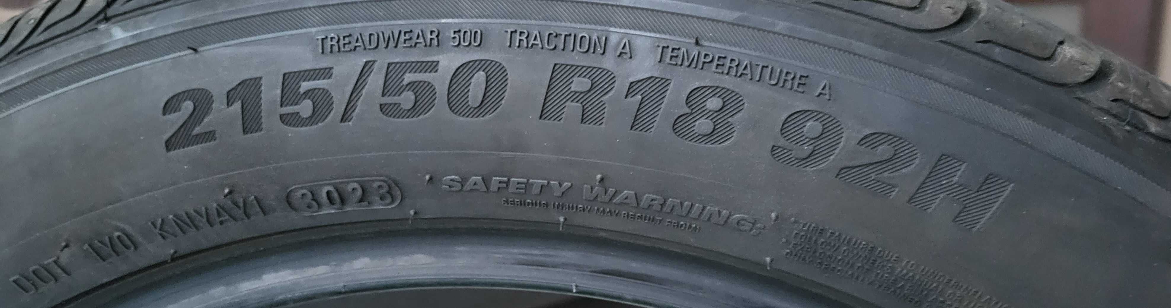 4 Opony letnie KUMHO SOLUS TA31 215/50 R18 92H NOWE DEMO 2023 r.