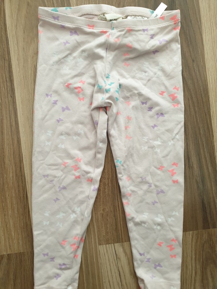 Legginsy h&m organic cotton 92