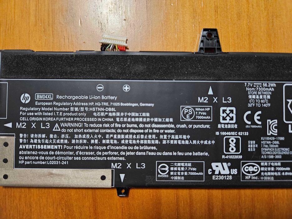 Bateria HP HSTNN-DB8L BM04XL Original