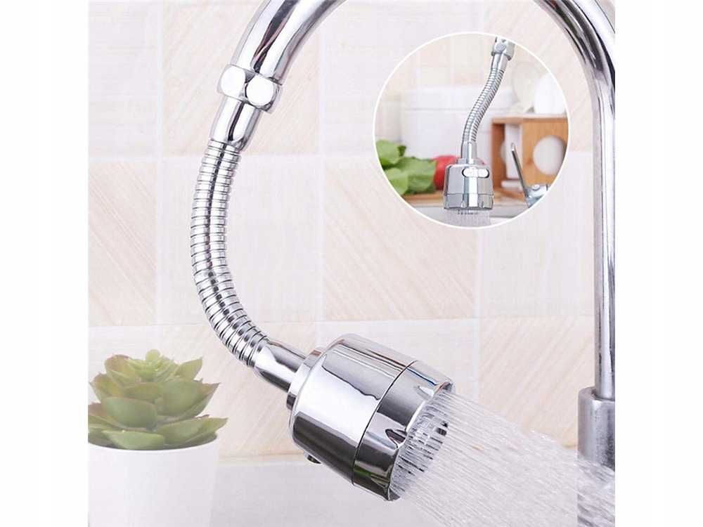 PERLATOR ADAPTER NA BATERIĘ do KRANU 3w1 Obrotowy Długi Napowietrzacz