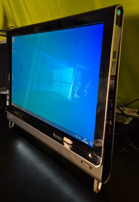 PC HP All In One IQ500| C2D T6400 2.0Ghz| 4Gb | SSD | 22" | Win10 LTSC